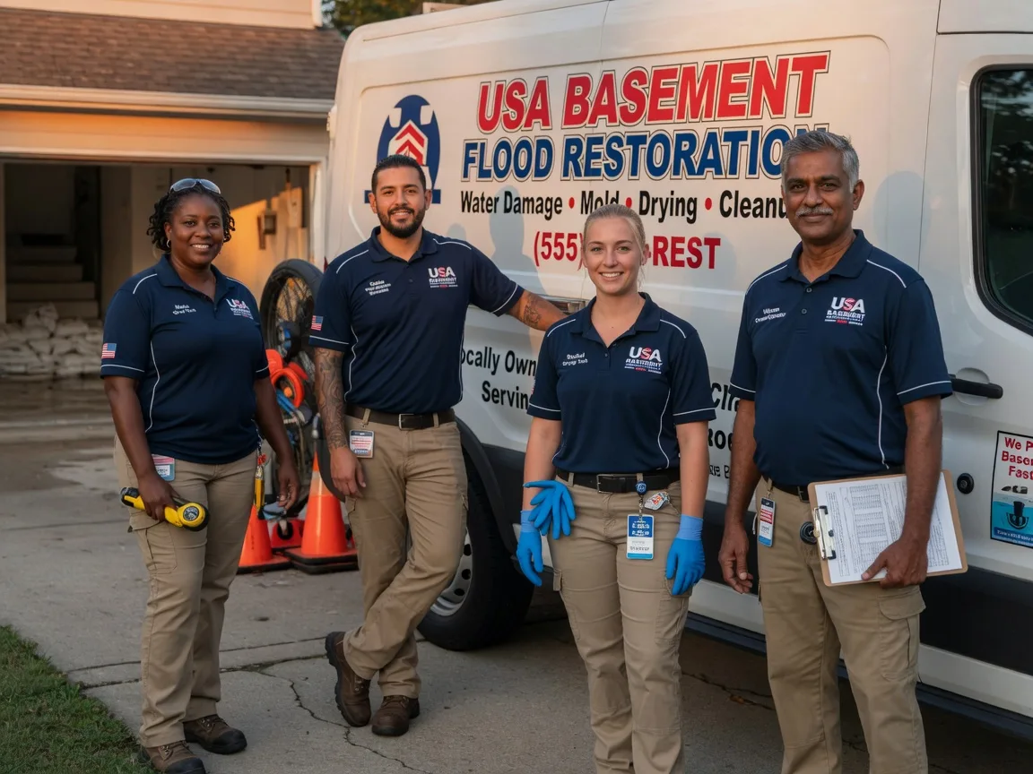 Basement Flood Cleanup company in Houston, OH